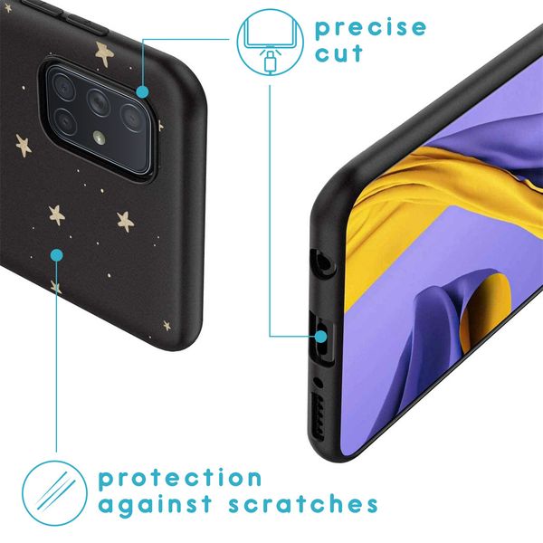 imoshion Coque Design Samsung Galaxy A71 - Stars Gold