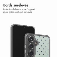 imoshion Coque Design Samsung Galaxy A18 (4G) / A17 (4G/5G) - Polka Dot Mintgroen