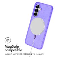 imoshion Coque Pailletée avec MagSafe Samsung Galaxy A56 - Paillettes Violet