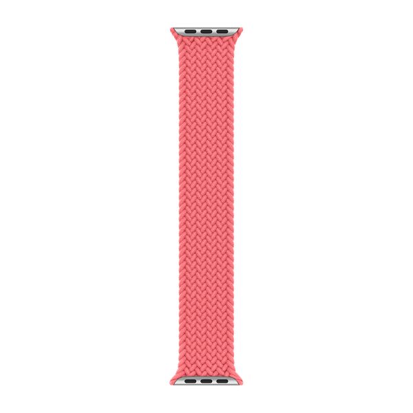 Apple Bracelet Solo tressé Apple Watch | 38/40/41/42 mm - Taille 3 - Pink Punch