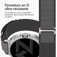 Accezz Bracelet en nylon Alpine Samsung Galaxy Watch Ultra 2 (2026) / Ultra (2024/2025) - Dark Grey