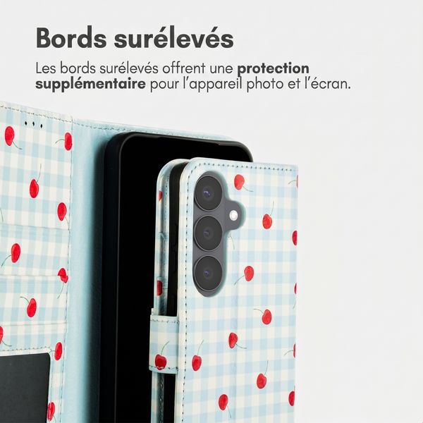 imoshion Étui de télephone portefeuille Design Samsung Galaxy S26 - Cherry Check