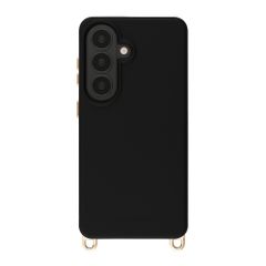 Selencia Coque arrière Rivièra avec MagSafe avec crochets amovibles Samsung Galaxy S26 - Velvet Black