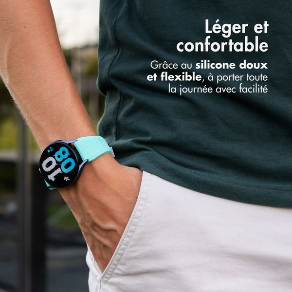 imoshion Bracelet en silicone flexible  - Connexion universelle 20 mm - Vert menthe