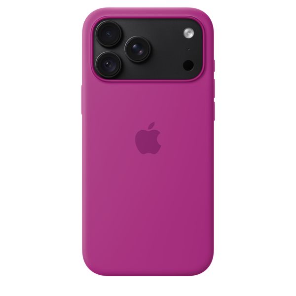 Apple Coque en silicone avec MagSafe Apple iPhone 18 Pro Max - Magenta