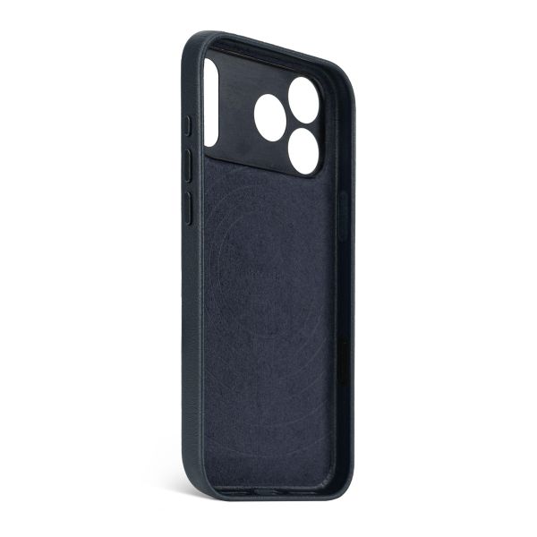 Decoded Coque en cuir MagSafe Apple iPhone 17 Pro Max - Navy Shadow