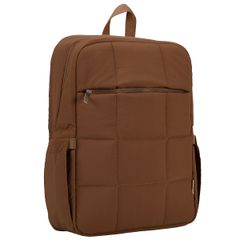 Selencia Sac à dos ordinateur portables Vaya Puffy 16 pouces - Mocha Brown