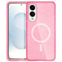 imoshion Coque Pailletée avec MagSafe Samsung Galaxy S25 Edge - Rose
