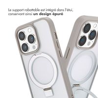 Accezz Coque Ring Stand avec MagSafe Apple iPhone 14 Pro - Gris