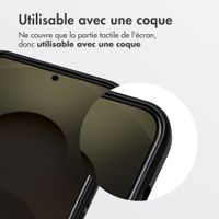 Accezz Protection d'écran en verre trempé avec filtre de confidentialité + Applicateur Samsung Galaxy S25 Ultra