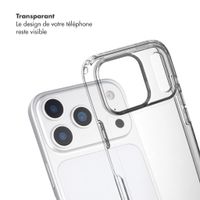 Selencia Coque arrière avec crochets amovibles Apple iPhone 18 Pro Max / 17 Pro Max - Transparent