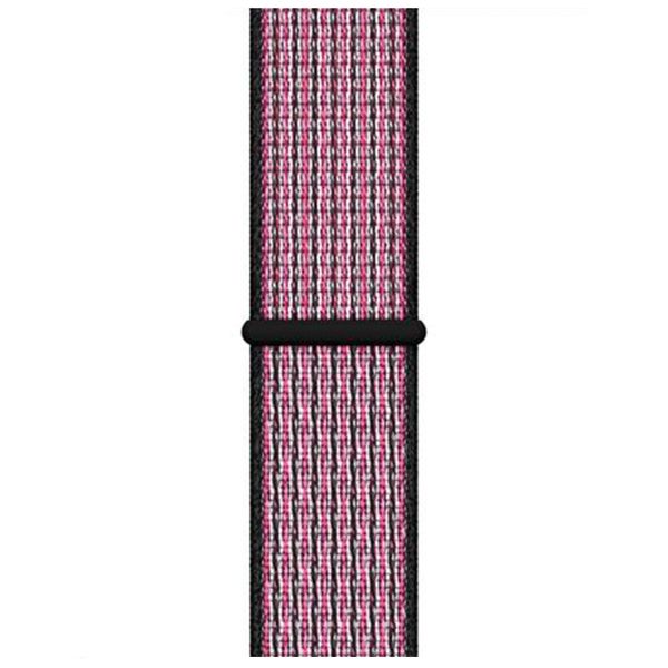 Apple Bracelet Nike Sport Loop Apple Watch | 38/40/41/42 mm - Black / Pink Blast