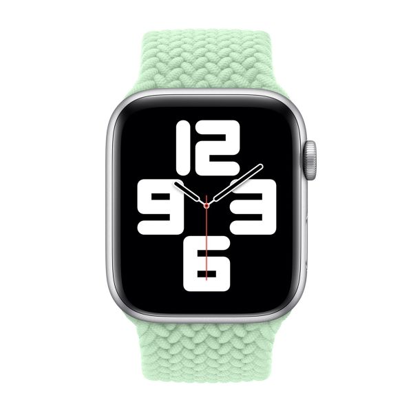 Apple Bracelet Solo tressé Apple Watch | 38/40/41/42 mm - Taille 2 - Pistachio