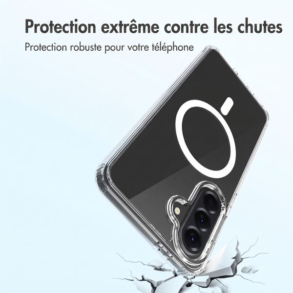 Accezz Coque arrière Xtreme Impact avec MagSafe Samsung Galaxy S25 - Transparent