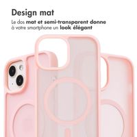 imoshion Coque Color Guard avec MagSafe Apple iPhone 14 / 13 - Rose clair