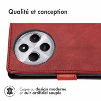 imoshion Étui de télephone portefeuille de luxe Xiaomi Redmi 14C - Rouge