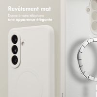 imoshion Coque Couleur avec MagSafe Samsung Galaxy A56 - Beige