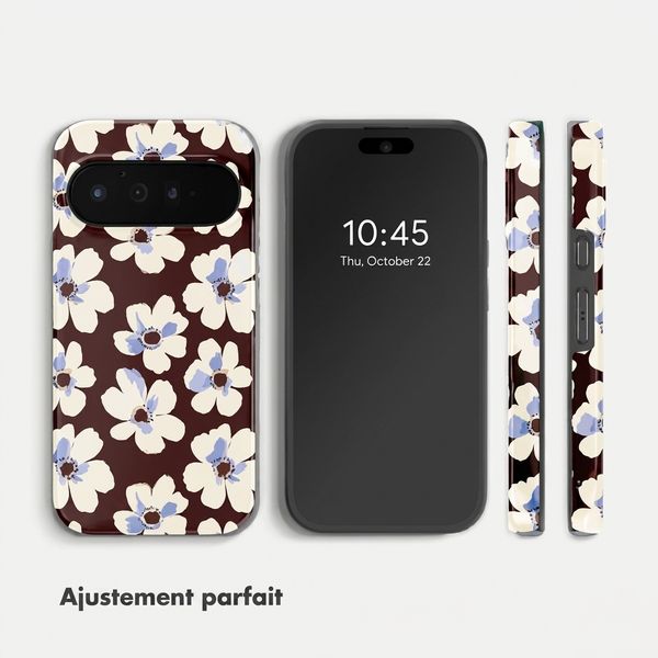Selencia Coque arrière Vivid avec MagSafe Google Pixel 11 - Choco Flower Pop