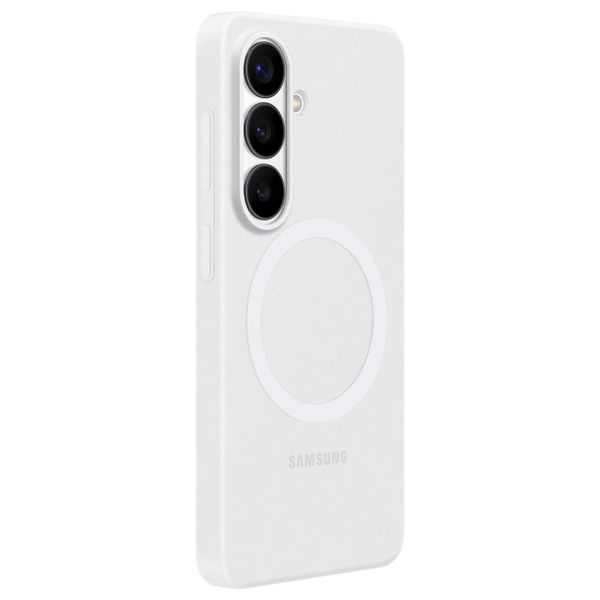 Samsung Coque arrière magnétique en silicone Samsung Galaxy S26 Plus - White
