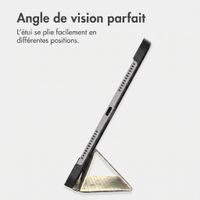imoshion Coque tablette Design Trifold Apple iPad Air 11 pouces (2026) M4 / (2025) M3 / (2024) M2 / Air 5 (2022) / Air 4 (2020) - Garden Stripes