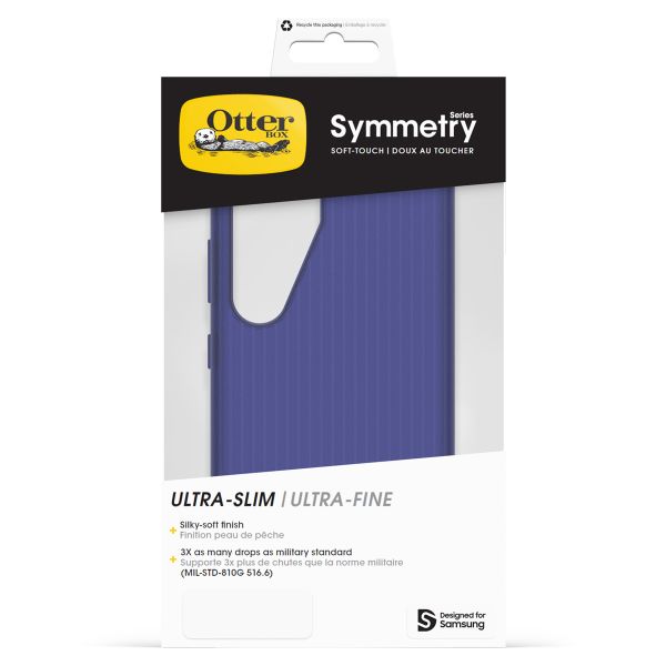 OtterBox Coque Symmetry Soft Touch MagSafe Samsung Galaxy S25 - Purple & Blue