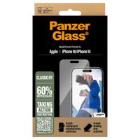 PanzerGlass Protection d'écran en verre trempé Anti-bactéries Apple iPhone 16
