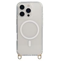 Selencia Coque arrière Rivièra MagSafe avec crochets amovibles Apple iPhone 16 Pro - Transparent