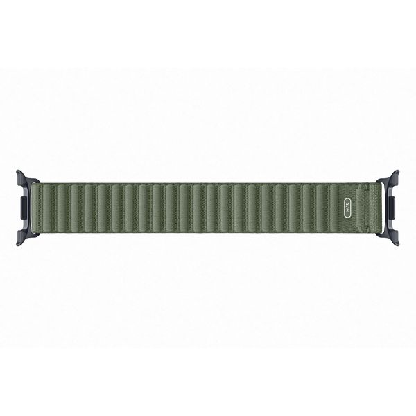Samsung Bracelet en tissu original Samsung Galaxy Watch 9 (40/44mm) / Watch 8 (40/44mm) / Classic (46mm) - Taille S/M - Olive