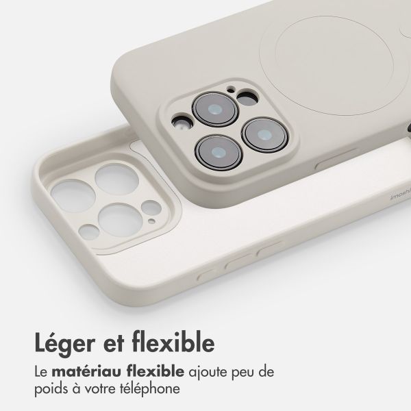 imoshion Coque Couleur avec MagSafe Apple iPhone 16 Pro Max - Beige