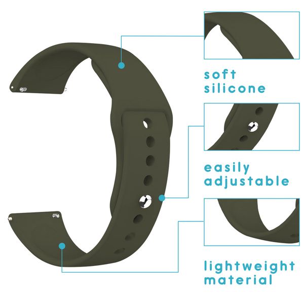 imoshion Bracelet sport en silicone Fitbit Versa / Versa 2 / Versa Lite - Vert foncé