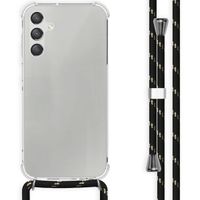 imoshion Coque arrière transparente avec cordon Samsung Galaxy A15 (5G/4G) - Noir / Or