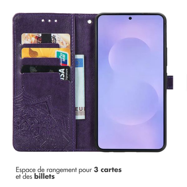 imoshion Etui de télephone Mandala Samsung Galaxy S26 - Violet