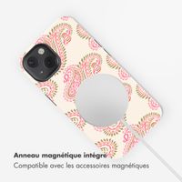 Selencia Coque arrière Vivid avec MagSafe Apple iPhone 13 - Paisley Blush