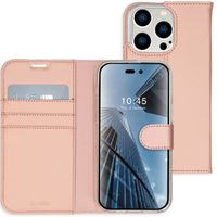 Accezz Étui de télephone Wallet Apple iPhone 14 Pro Max - Rose Doré