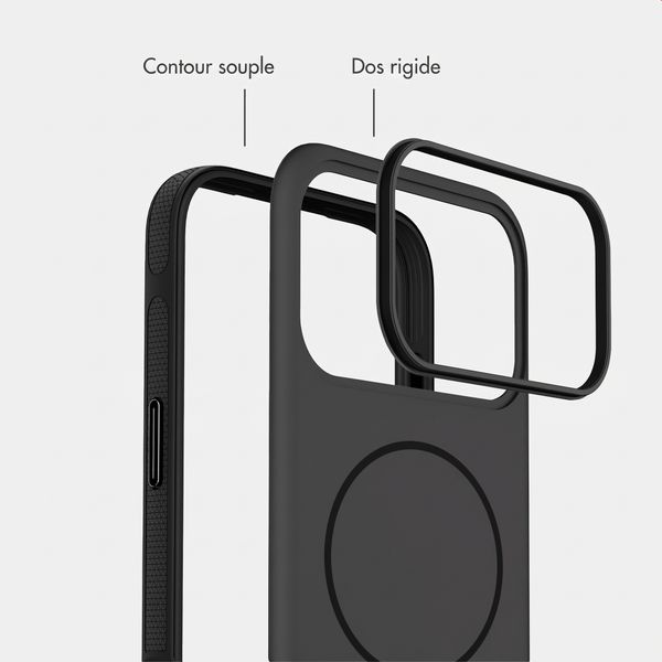 imoshion Coque arrière Color avec Thin MagSafe Ring Apple iPhone 18 Pro Max / 17 Pro Max - Noir