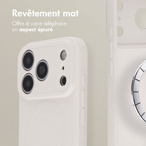 imoshion Coque Couleur avec MagSafe Apple iPhone 18 Pro / 17 Pro - Beige