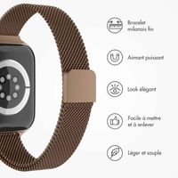 imoshion Bracelet slim Milanese Apple Watch | 38/40/41/42 mm - Marron
