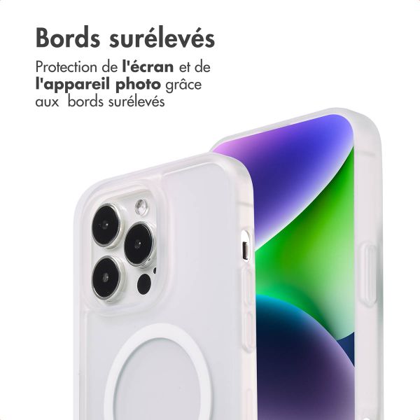 imoshion Coque Color Guard avec MagSafe Apple iPhone 14 Pro Max - Blanc
