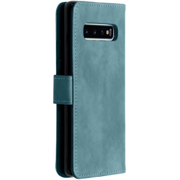 imoshion Étui de télephone portefeuille de luxe Samsung Galaxy S10 - Bleu clair
