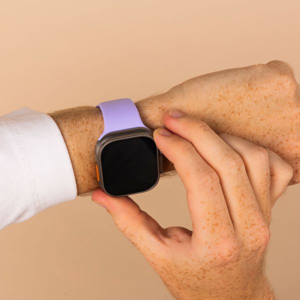 imoshion Bracelet en silicone⁺ Apple Watch | 44/45/46/49 mm - Taille M/L - Lilas
