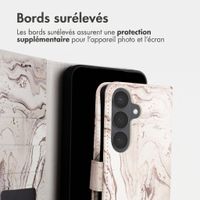 imoshion Étui de télephone portefeuille Design Samsung Galaxy S26 - Sandy Marble