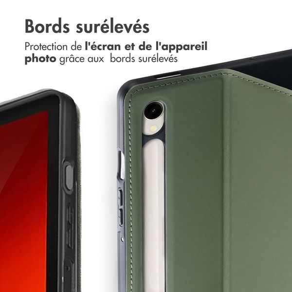 Accezz Coque tablette Classic Samsung Galaxy Tab S9 11.0 pouces / S10 Lite / S10 FE / S9 FE 10.9 pouces - Vert