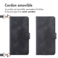 imoshion Etui de télephone portefeuille avec cordon Motorola Moto G57 Power - Noir