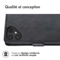 imoshion Étui de télephone portefeuille de luxe Fairphone 6 - Noir