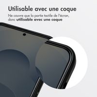 Accezz Protection d'écran en verre trempé avec filtre de confidentialité + Applicateur Samsung Galaxy S24 Plus / S25 Plus