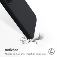 Accezz Coque Liquid Silicone Google Pixel 11 / 11 Pro / 10 / 10 Pro - Noir