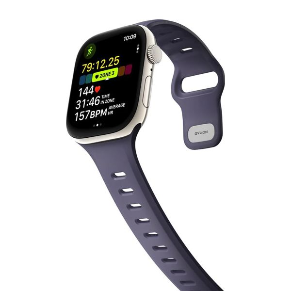 Nomad Bracelet Tempo en silicone Apple Watch | 38/40/41/42 mm - Purple
