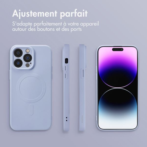imoshion Coque Couleur avec MagSafe Apple iPhone 14 Pro Max - Lila