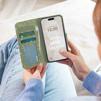 imoshion Étui de télephone portefeuille Design Samsung Galaxy A55 - Green Flowers