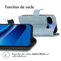 imoshion Étui de télephone portefeuille de luxe Google Pixel 10a - Bleu clair